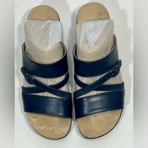NEW IN BOX BLUE KIM ROGERS ULTRA.FOAMTECHNOLOGY SANDALS SIZE 7M